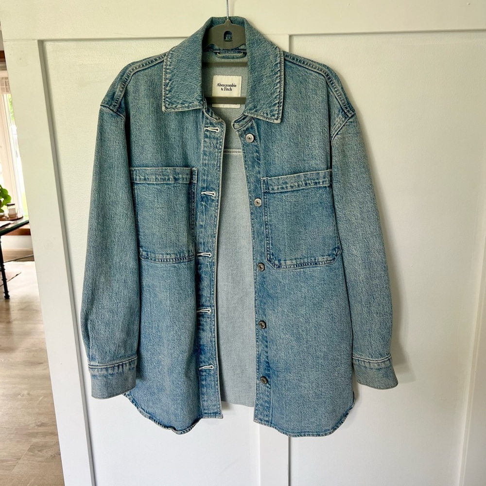 Abercrombie & Fitch Blue Jean Jacket